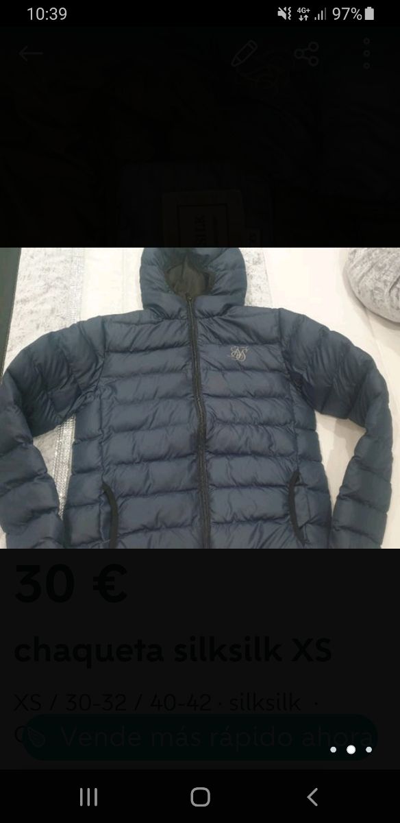 chaqueta silksilk talla XS!!