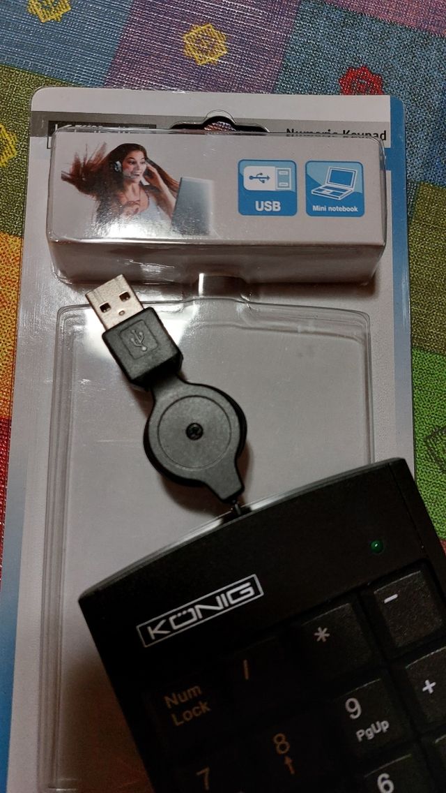 Teclado Nunérico USB Portatil
