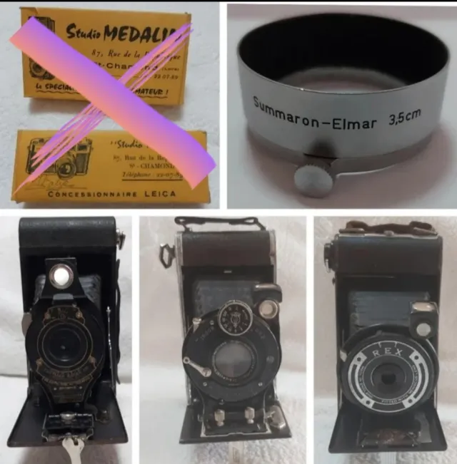 Antigua camaras de fuelle precio en la descripción