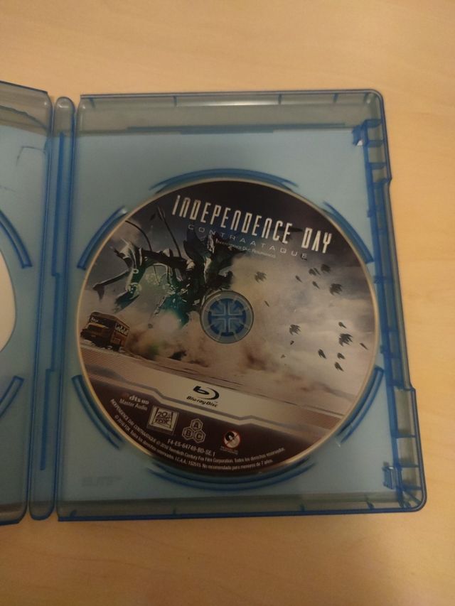 Blu-ray Independence Day Contraataque. No 3D