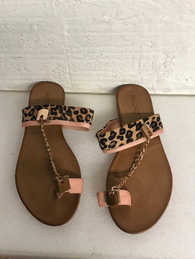 SANDALIA PLANA PIEL INUOVO talla 38