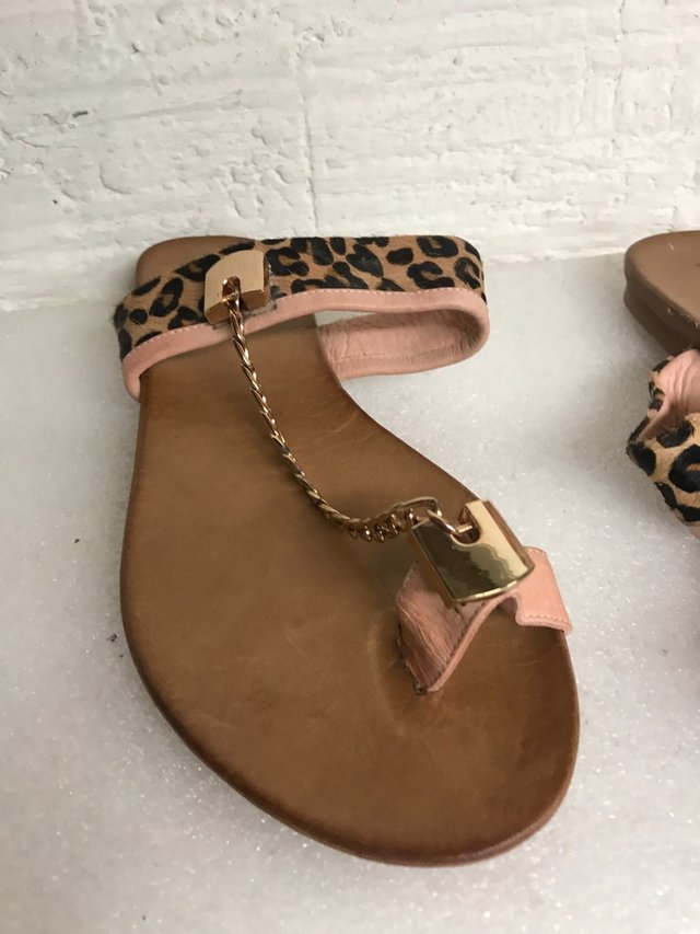 SANDALIA PLANA PIEL INUOVO talla 38
