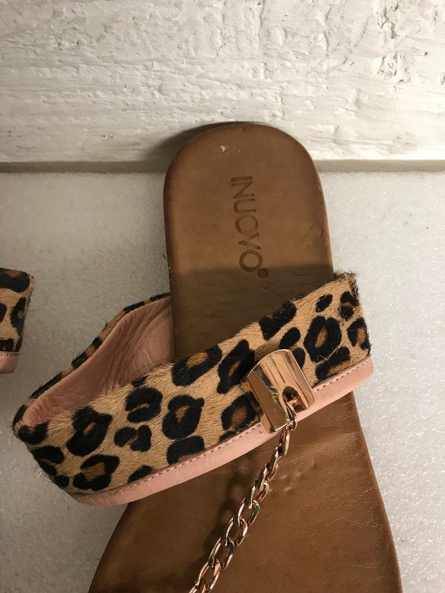 SANDALIA PLANA PIEL INUOVO talla 38