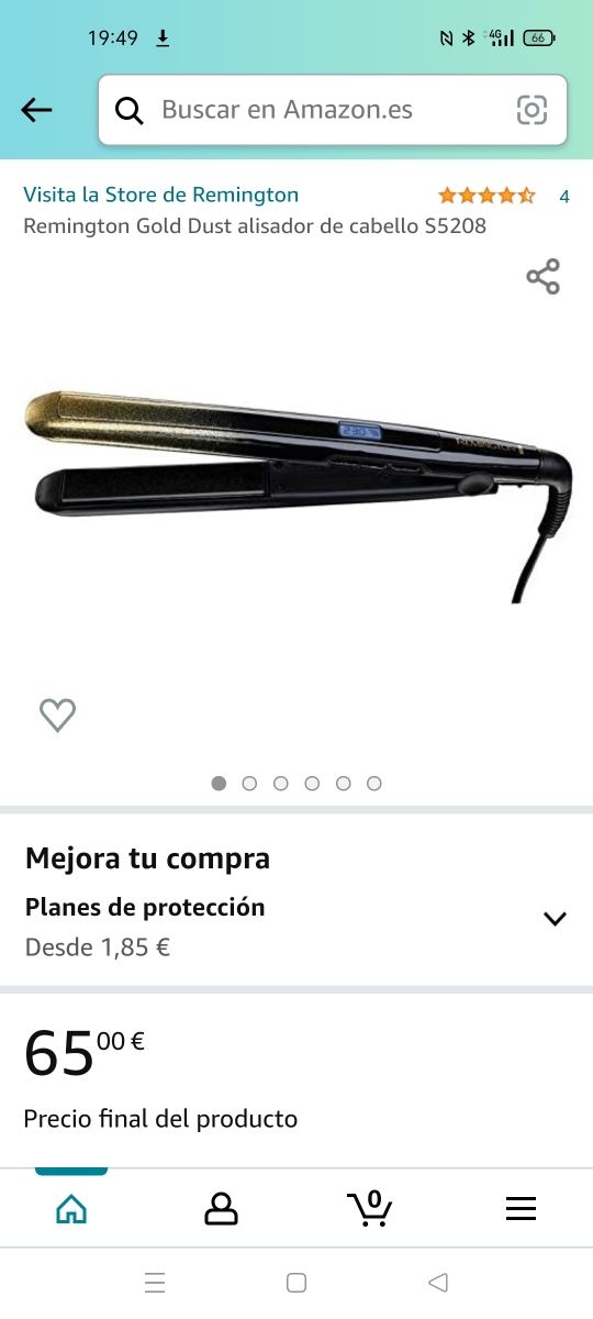 Plancha Remington Gold Nueva!!!