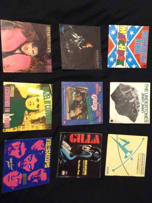 Lote de ocho Vinilos pequeños