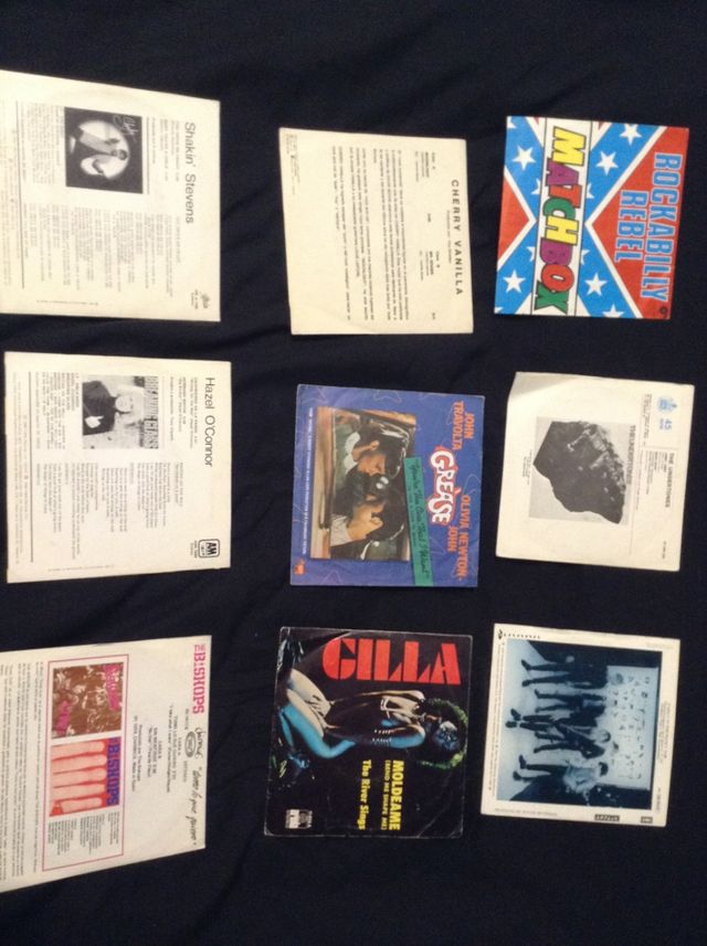 Lote de ocho Vinilos pequeños