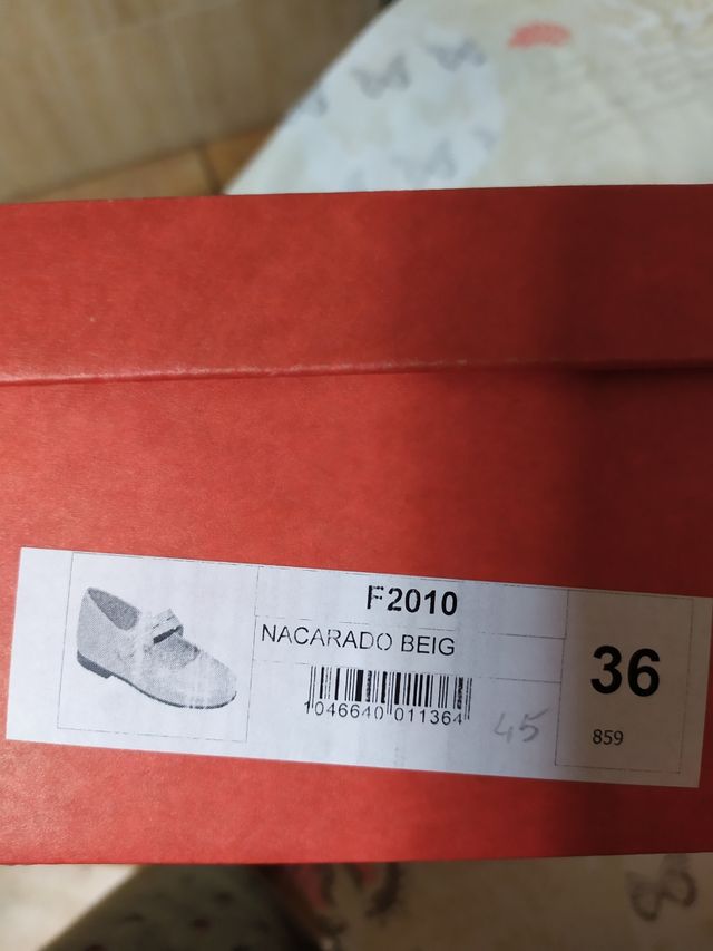 Zapato comunión niña