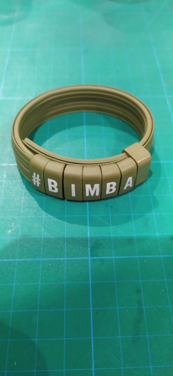 pulsera hashtag #bimba