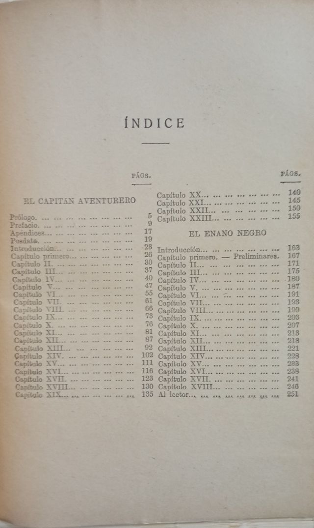 ANTIGUA NOVELA " EL CAPITAN AVENTURERO"