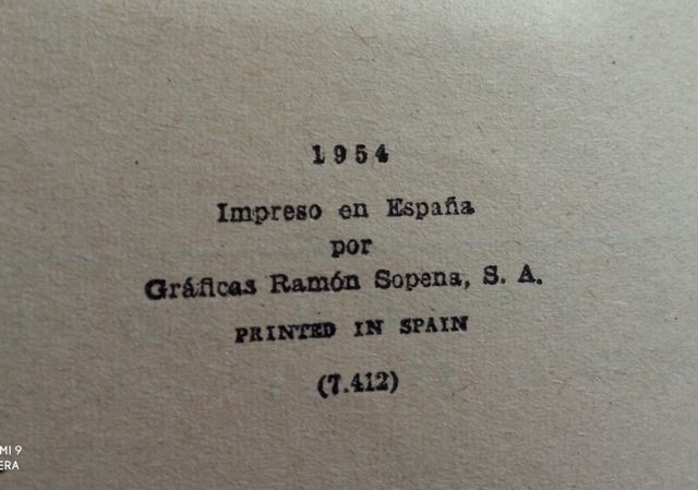 ANTIGUA NOVELA " EL CAPITAN AVENTURERO"