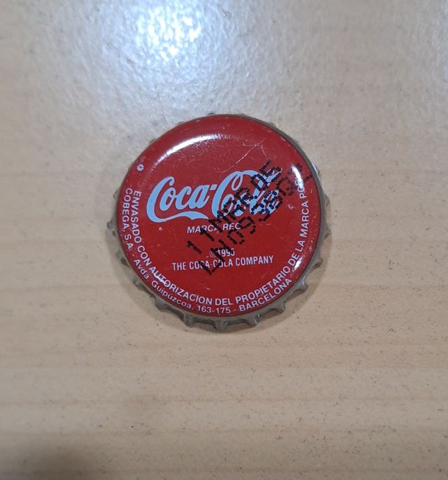 6 chapas Coca-Cola