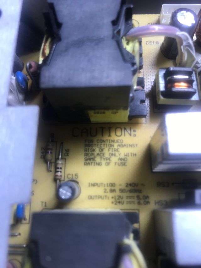 fuente para tele DAEVOO modeloDLP-32B3