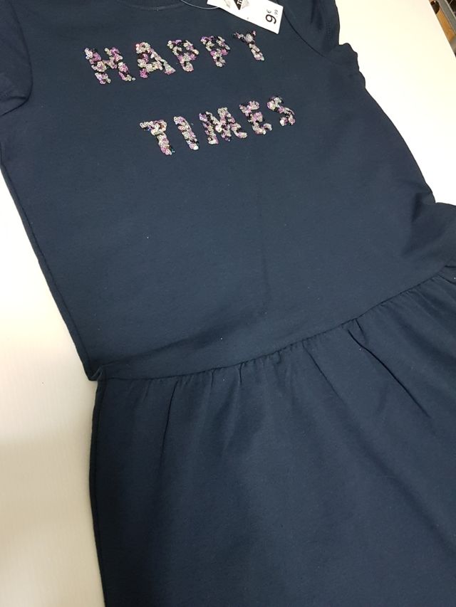 VESTIDO ALGODON NIÑA. T 15-16 AÑOS.