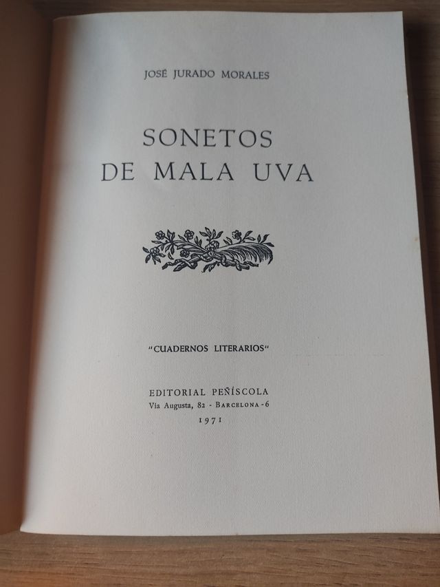 Sonetos de mala uva