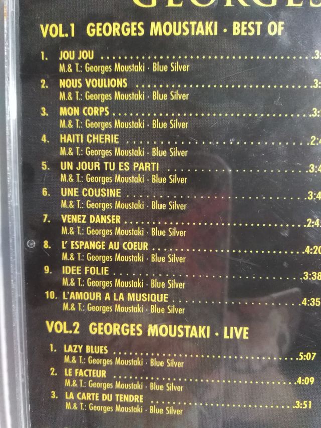 2 cd Georges Moustaki