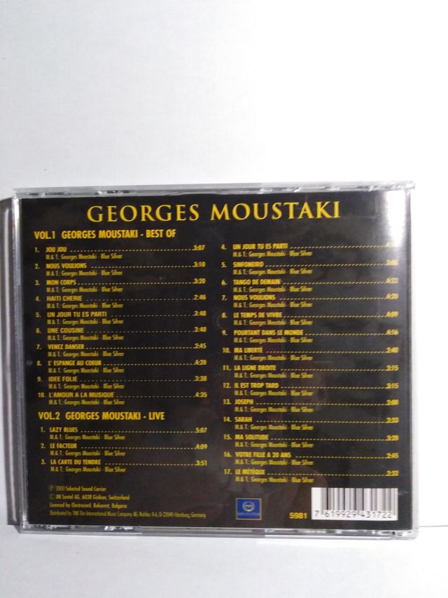 2 cd Georges Moustaki