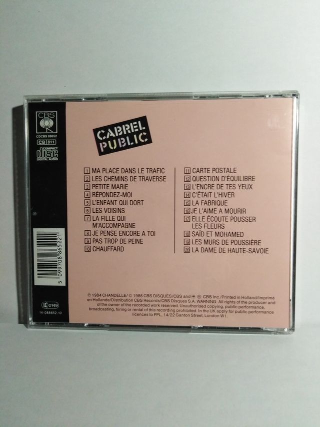 cd musica Gabriel Public