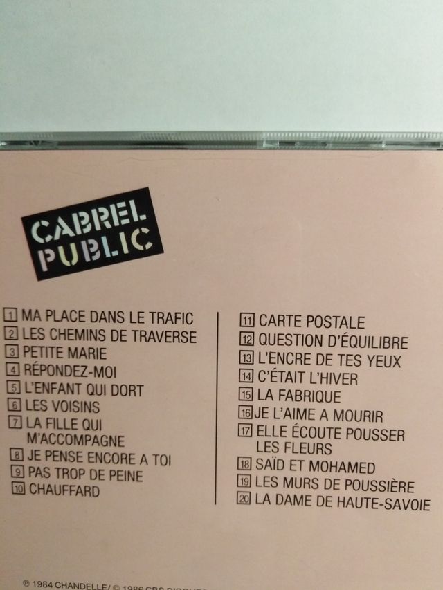 cd musica Gabriel Public