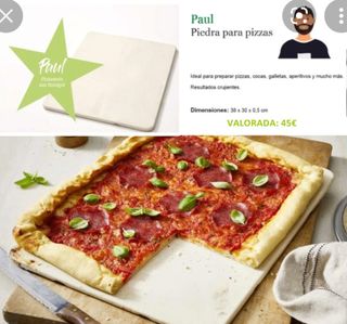 Fuente cerámica piedra horno pizza.Rock Stars Paul de segunda mano por 25  EUR en Barcelona en WALLAPOP