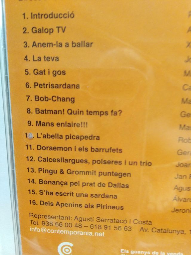 cd sardanes Cobla Contemporània SARDAXOU