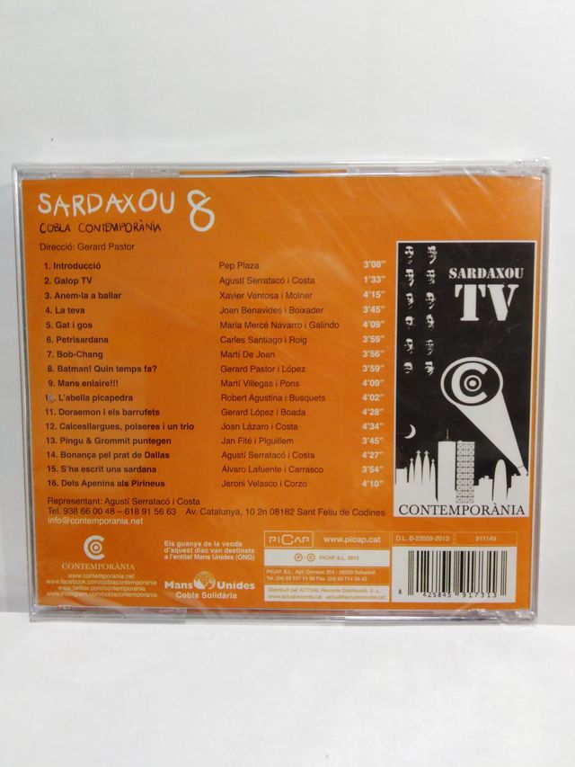 cd sardanes Cobla Contemporània SARDAXOU