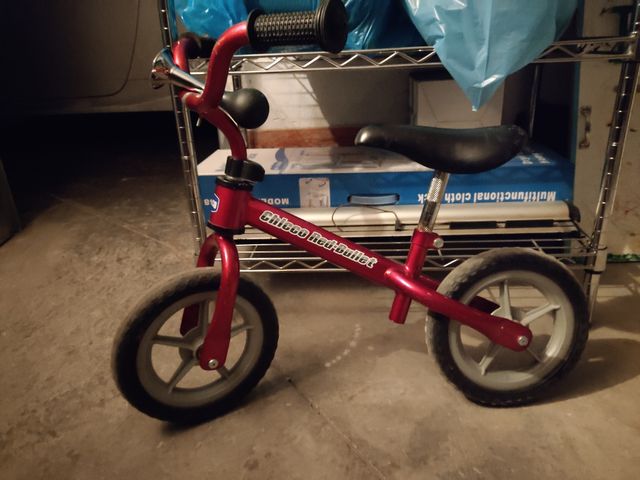 Bicicleta chicco sin pedales