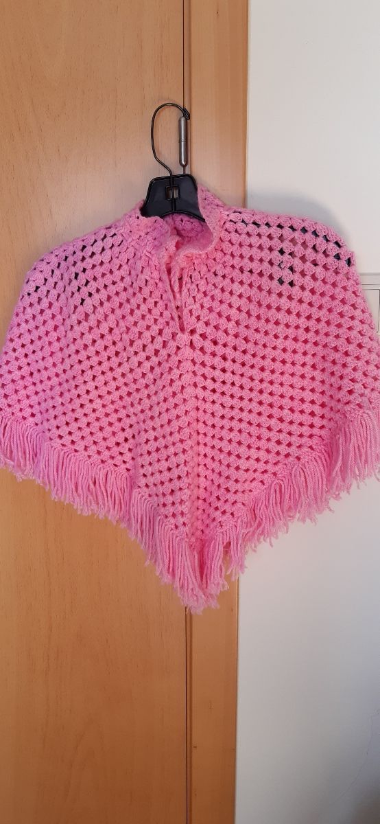 Capa poncho de niña para 3 a 6 años