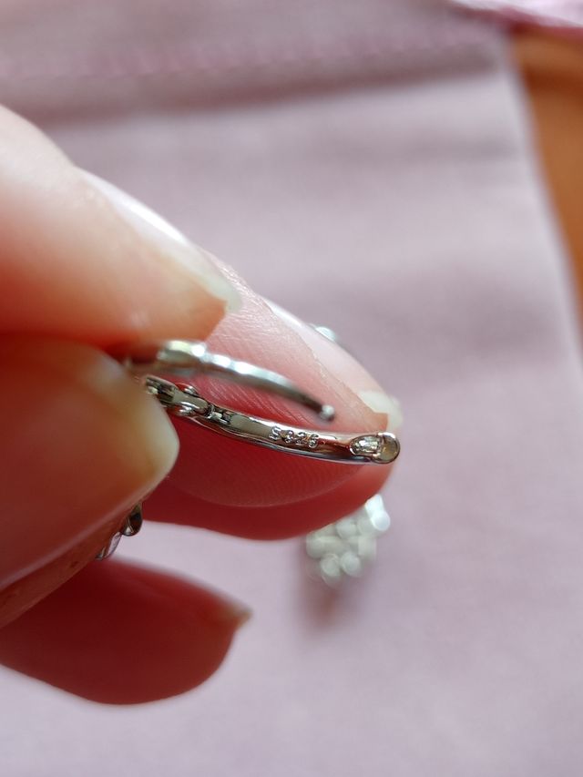 Pendientes Mano de Fátima de plata de ley