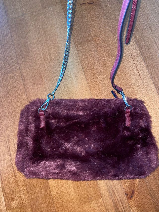 Bolsito de pelo granate