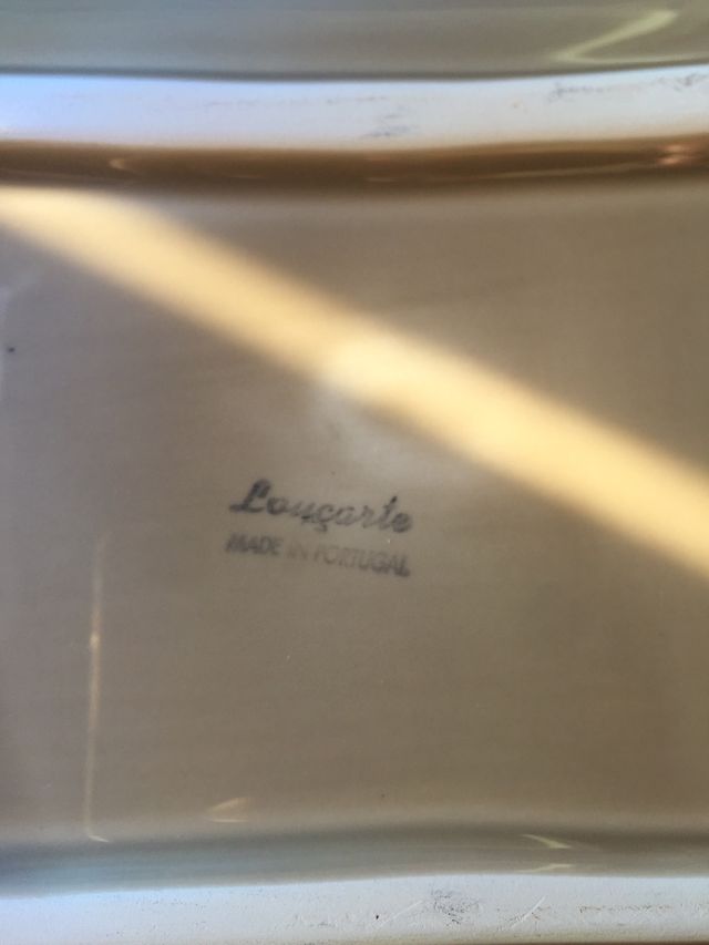 Conjunto sopera, fuente y bandeja