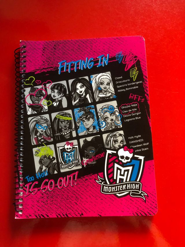 Libreta monster high
