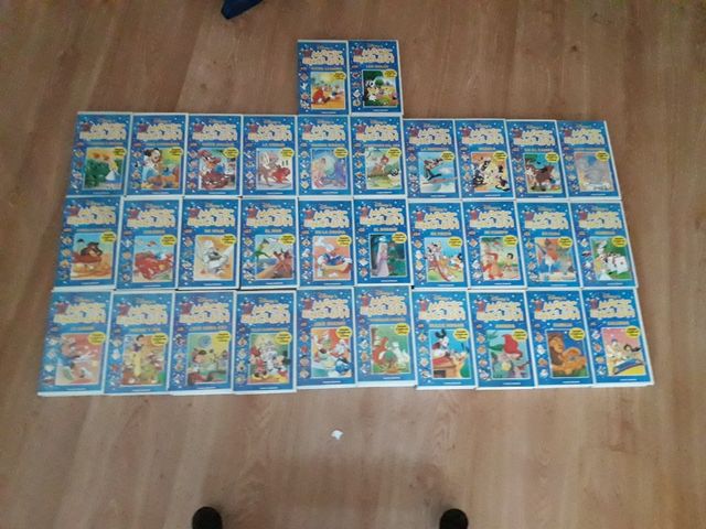 Curso inglés para niños 32 videos VHS.