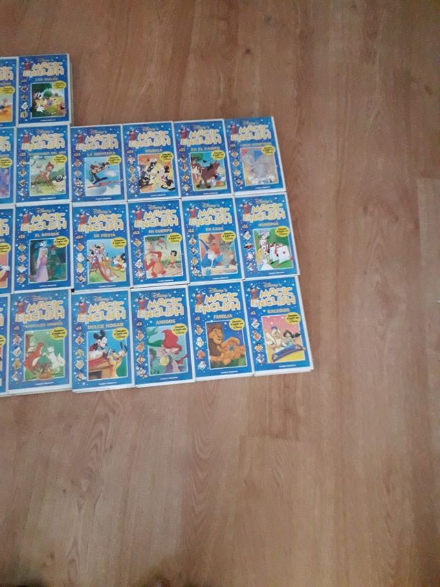 Curso inglés para niños 32 videos VHS.