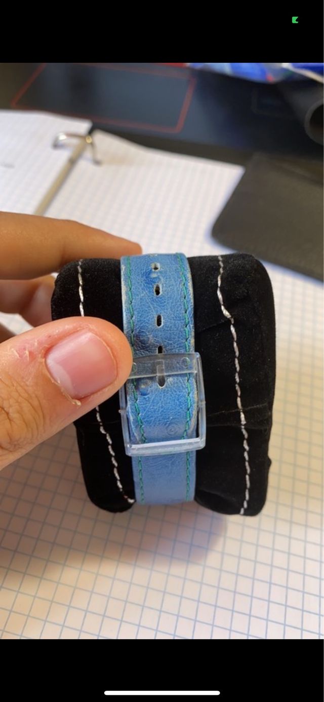 Orologio Swatch Swiss in pelle d'epoca(25 anni)