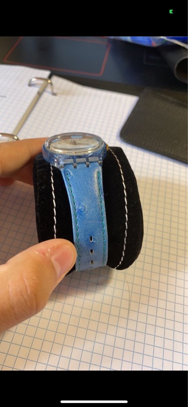 Orologio Swatch Swiss in pelle d'epoca(25 anni)