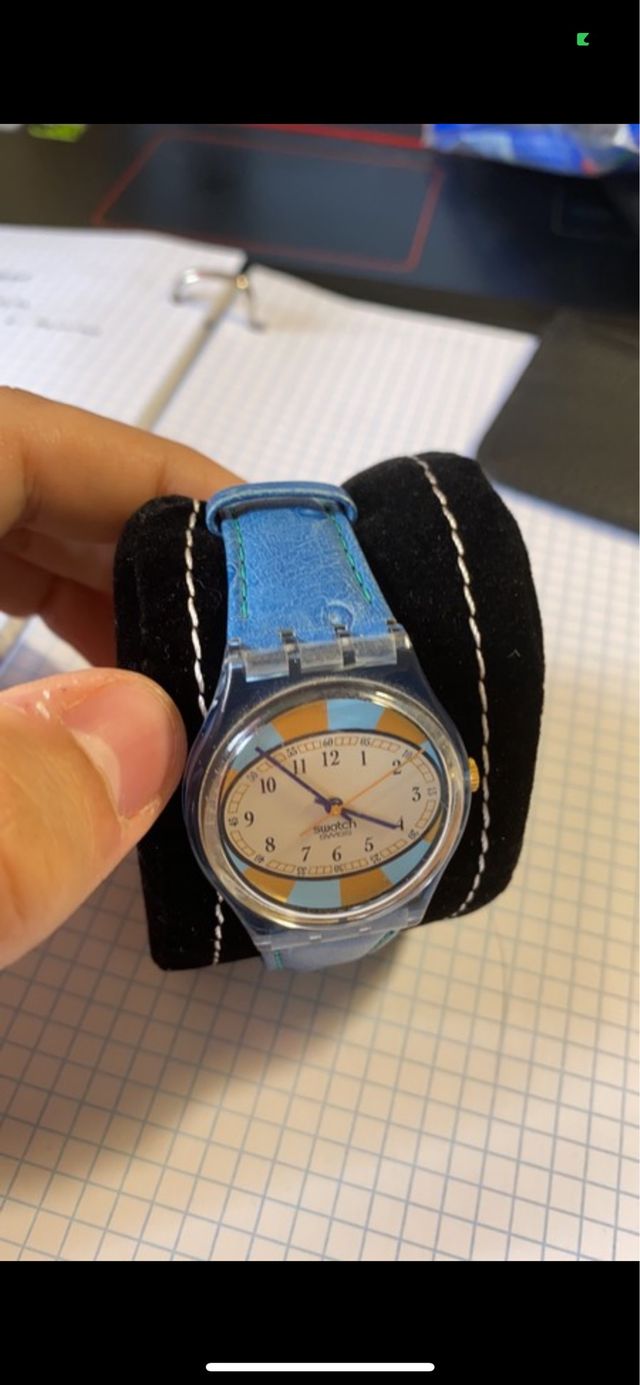 Orologio Swatch Swiss in pelle d'epoca(25 anni)