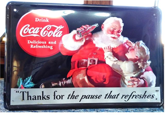 Cartel vintage Coca cola