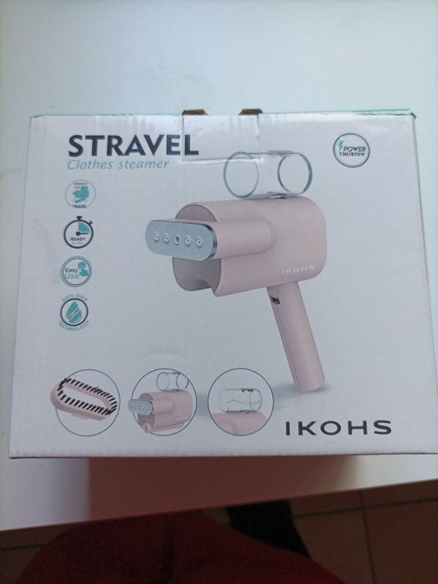 plancha de vapor, horizontal - vertical portátil