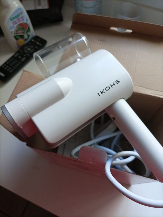 plancha de vapor, horizontal - vertical portátil