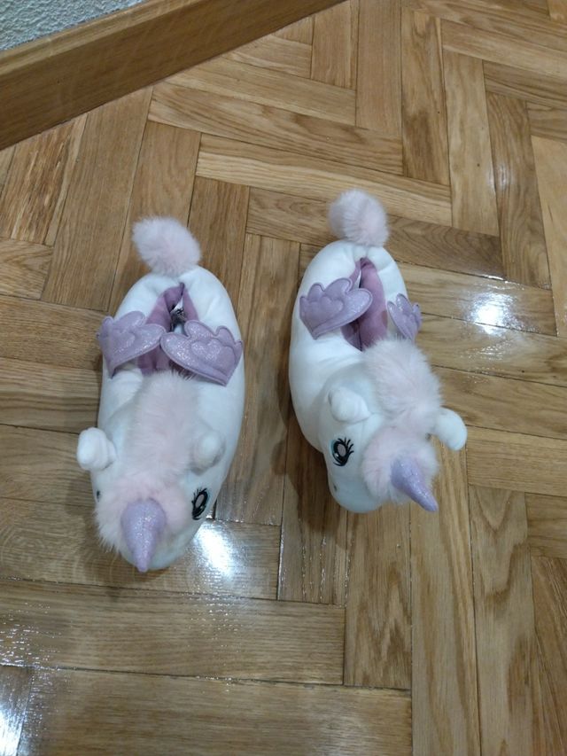 zapatillas niña peluche