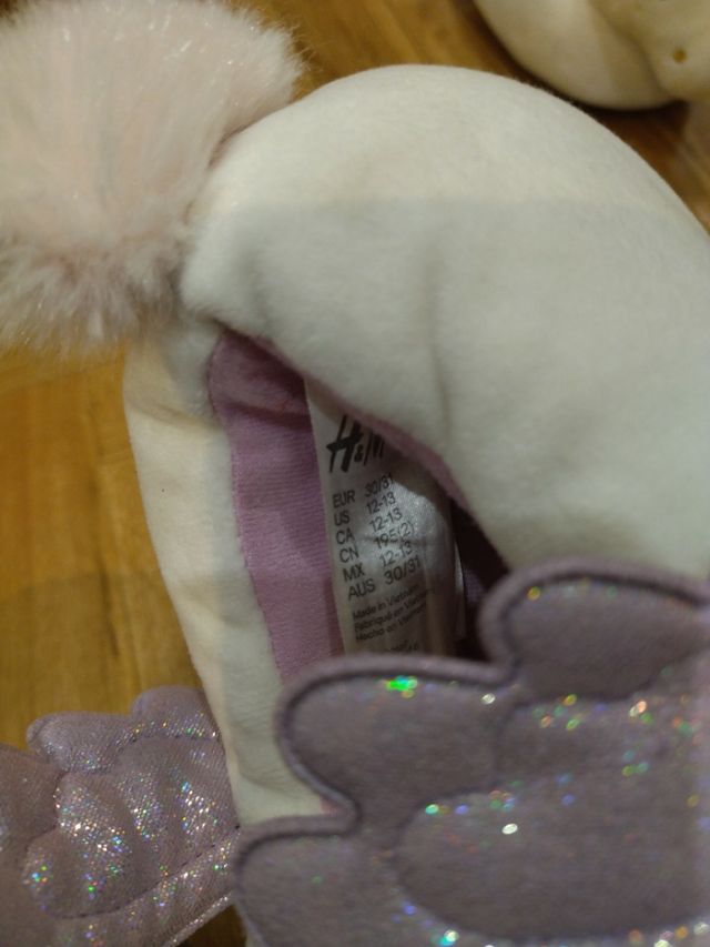 zapatillas niña peluche