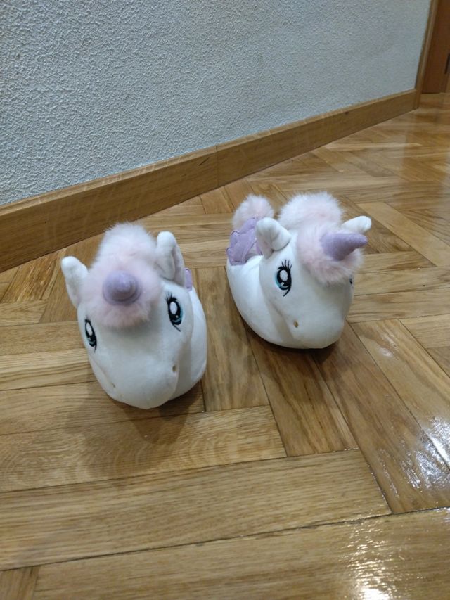 zapatillas niña peluche