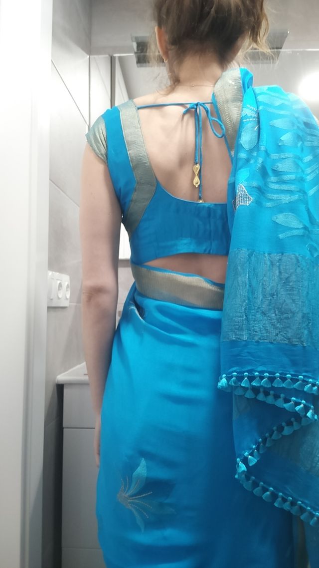 Saree original de la India nuevo.