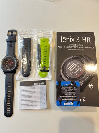 Garmin fénix 3 HR zafiro edition de segunda mano por 120 EUR en Ciudad Real  en WALLAPOP