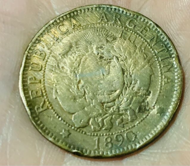 Moneda Argentina 1890