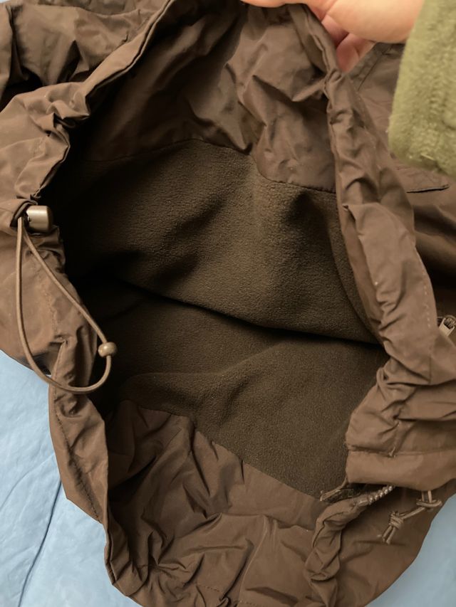 Poncho forro Brandit marrón