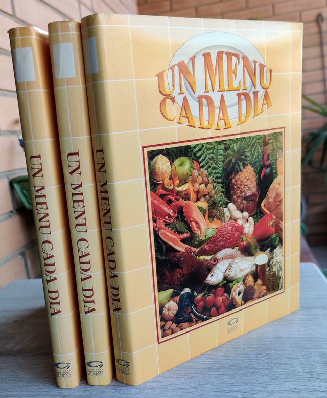 #COLECCION LIBROS UN MENU CADA DIA