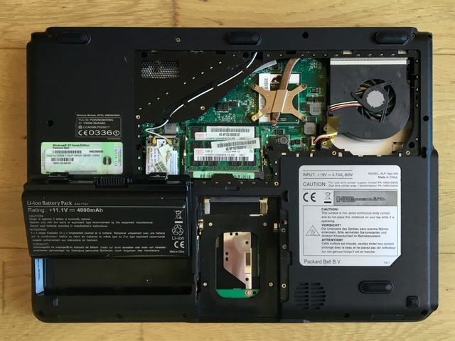 Packard Bell Easynote para piezas.