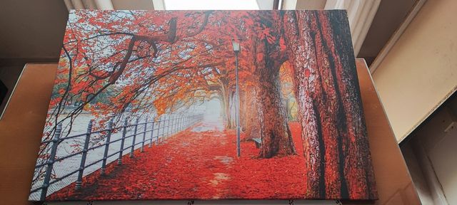 Cuadro paisaje otoñal