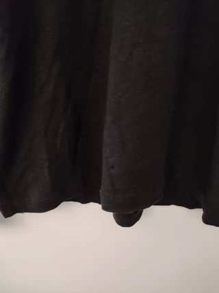 Camiseta Zara semi transparente negra talla M. de segunda mano por 4 EUR en  Mataró en WALLAPOP